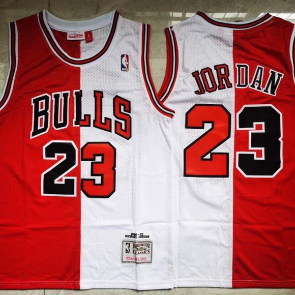 Mitchell & Ness Shirts New Mens Chicago Bulls Michael Jordan 23